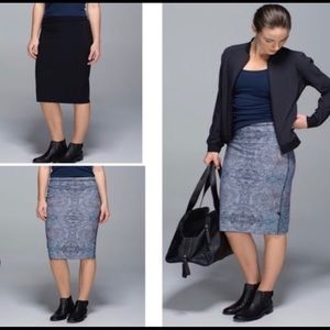 Lululemon Twice as Nice Bead Envy reversible skirt